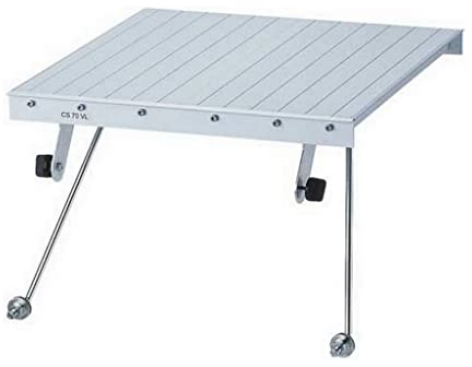 Festool 488061 Tischverlängerung CS 70 VL | Aluminium-Verlängerungstisch für CS 70 VL Tischsäge – verstellbare Beine, geschlitzte Oberfläche, seitliche Halterung