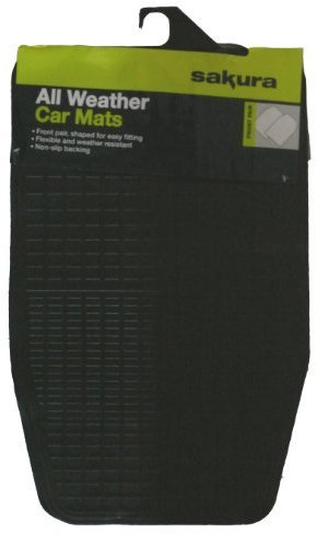 Sakura SS3349 Pair Universal Front Rubber Mats