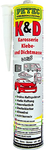 3 x PETEC 94530 Kleben & Dichten, 310 ml, weiß