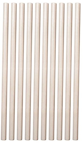 DEPICE 10er Pack Escrima Stock Rattan weiß gewachst 68 cm