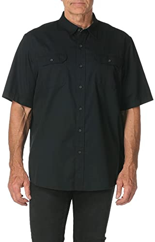 Wrangler autentisk kortärmad klassisk vävd skjorta för män, XL