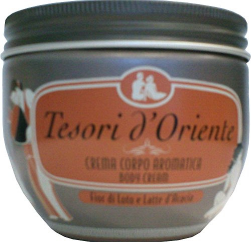 6 x TESORI D'ORIENTE Aromatische Körpercreme Lotusblüte 300 ml
