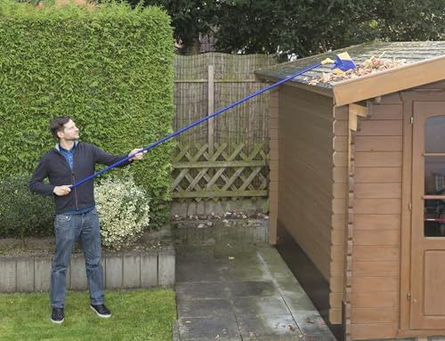 Westfalia Teleskop Besen bis 4 m Ideal zur Dachrinnenreinigung, Fassadenreinigung und mehr!