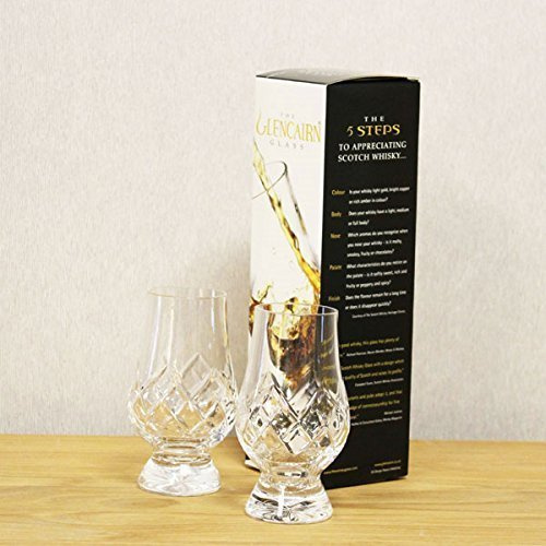 The Glencairn Official Cut Crystal Whisky Glass - Set of 2 (Printed Gift Carton)