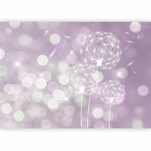 murando - Vlies Fototapete 350x256cm Foto Tapete Wohnzimmer Vliestapete XXL Motivtapeten Bildtapete 3d Effekt Wand Dekoration - Pusteblume Blumen bokeh Abstrakt violett Lavendel f-C-0040-a-c