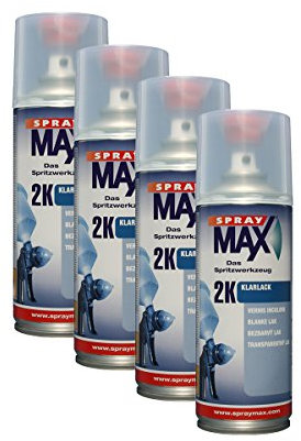 KWASNY 4x 680 061 SPRAYMAX 2K Klarlack transparent glänzend