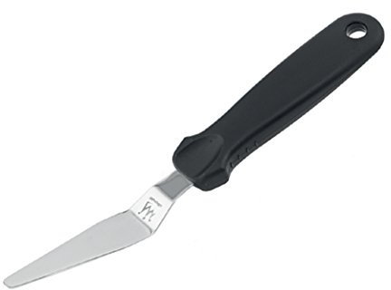 Silikomart | Spatola Appuntita in Acciaio Inox con Manico in Plastica, Ideale per Dolci e Creme, Misure 20 cm, Made in Japan