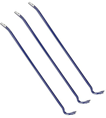 3 Stück Brechstange Hebeleisen Brecheisen Kuhfuß Nageleisen Stemmeisen Nagelzieher 600mm