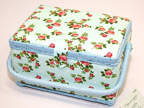 Rosa Blau Floral Print Größe M Value Range Nähkästchen-Design