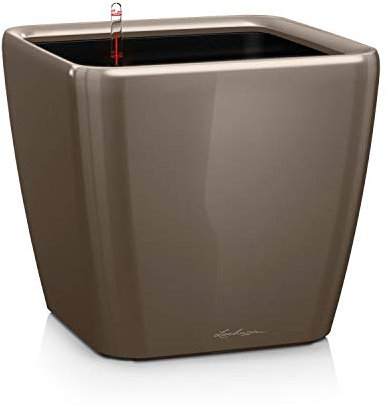 LECHUZA QUADRO Premium LS 35 taupe hochglanz 16165