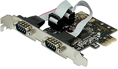 VALUE PCI-Express-Karte, Seriell RS232, D-Sub 9, 2 Ports