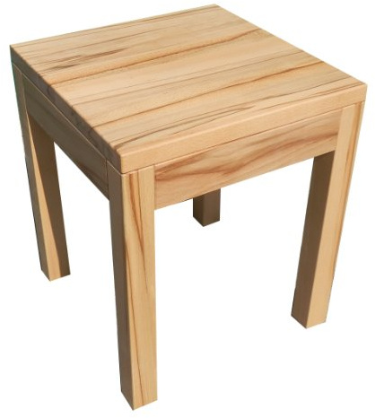 Martin Weddeling Beistelltisch Massiv Kernbuche Naturbelassen „Colonia“.Sonderanfertigungen ! (40x40x60cm hoch)
