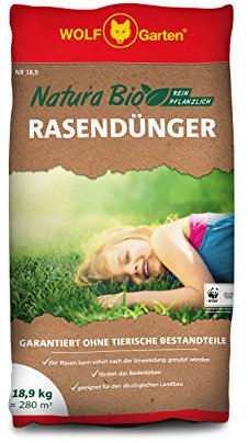 WOLF Garten - Natura Bio - Rasendünger - NR 18,9 für 280 m²,3734748