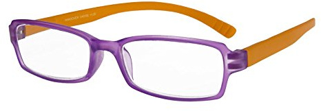 I NEED YOU Lesebrille Hangover / +2.50 Dioptrien/Lila-Orange, 1er Pack
