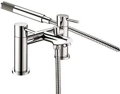 Bristan Blitz Bathroom Taps, Chrome Bath Shower Mixer tap | BTZ BSM C, Modern design, Matching bathroom sink taps available, Lifetime Cover
