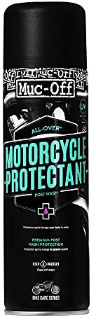 Muc Off Motorcycle Protectant Motorrad Schutz Spray, 500 ml - Premium Korrosionsschutz Spray Rostschutz Spray für Motorräder nach der Reinigung - Sicher Auf Allen Oberflächen