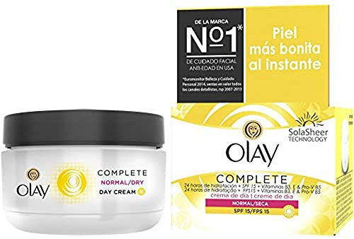 Crema Hidratante de Día Olay Complete 3 en 1 con SPF15 para mujer (pieles normales/secas) - 50 ml
