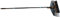 Fiskars Besen Laubbesen und Straßenbesen plus Stiel 156 cm Quick Fit-Set, mehrfarbig
