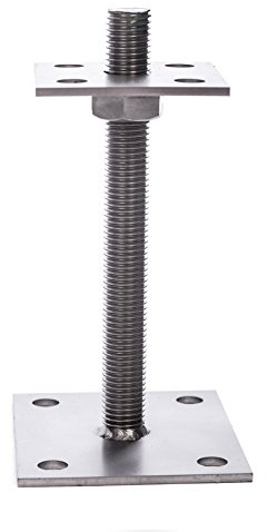 PT250 Pfostenträger höhenverstellbar aus Edelstahl 25-250mm