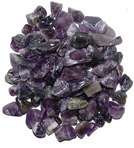 Amethyst 1 kg medium Edelsteine Trommelsteine Lade Steine Größe ca. 10-20 mm schöne lila Farbe
