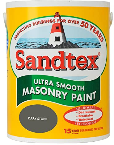 Sandtex Dark Stone External Smooth Masonry Paint 5L