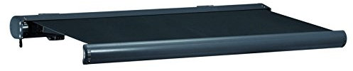Jet-Line® | Elektrische Vollkassettenmarkise | 5 x3 m |Sunshade | grau/grau | Markise Vollkasette Markise | UV Sonnenschutz | Sonnenmarkise | Terasse Balkon | Motor | Kasette | Alu | vormontiert