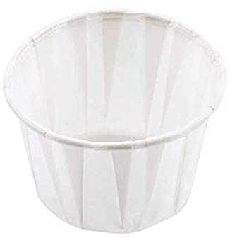 Genware Paper Portion Pot 1oz Ramekin, 1oz Capacity, Pack of 250-4.2 x 3cm (Dia x H)