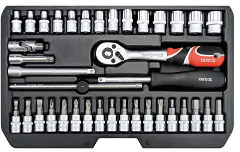 YATO YT-14471 - socket set 1/4 38pcs