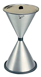 TKG 350037 Standascher Diabolo ø 405 mm 770 mm neusilber Kunststoff Stahlblech, Höhe: 770mm