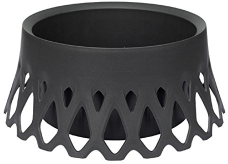 Plastia Grabvase Roseta, 1 Liter, mit Fuß