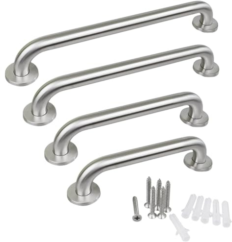 ID Dinkel Haltegriff EDELSTAHL rostfrei Ø 30mm 1000mm Badewannengriff Wandgriff Duschgriff Handgriff für Senioren Aufstehhilfe
