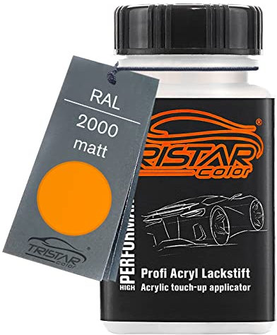 TRISTARcolor RAL 2000 Gelborange matt Lackstift 50 ml schnelltrocknend