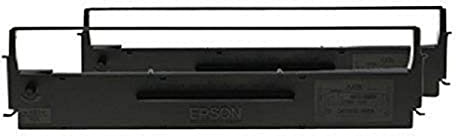 Epson 235G604 C13S015646 Fabband, Nylon passend für LQ350 2x2,5 Millionen Zeichen Doppelpack, Schwarz