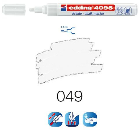 Edding 4095 Kreidemarker weiß [Spielzeug]