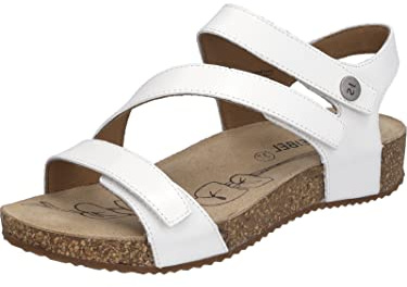 Josef Seibel Women's Tonga 25 Sandals, White, 37