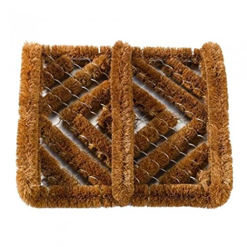 Muck Off Wire & Natural Coir Brush Scraper Doormat 32 x 30cm