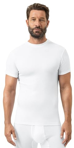 Mey Tagwäsche Serie Noblesse Herren Shirts 1/2 Arm Weiss L(6)
