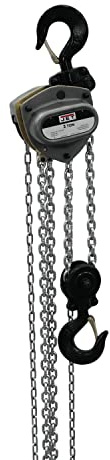 JET 3-Ton Hand Chain Hoist, 15' Lift, Overload Protection (L-100-300WO-15)