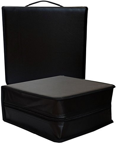 Trendsky 400er CD Tasche Mappe für 400 CDs/DVD/Bluray Discs Organizer Wallet Aufbewahrung Box Ordner