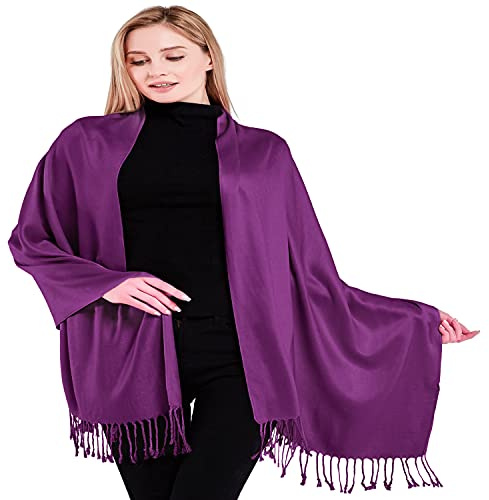 CJ Apparel dam enfärgade våtservetter linda (1-pack), violett, En Storlek