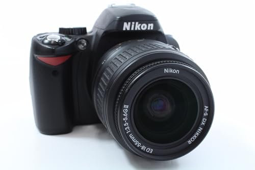 Nikon D60 Appareil photo numérique Reflex 10.2 Kit Objectif AF-S DX 18-55 mm Noir