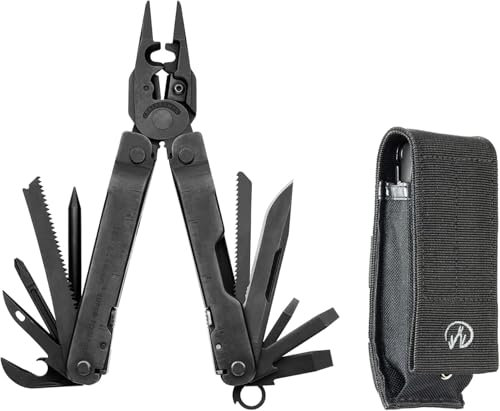 Leatherman Super Tool 300 - 19-in-1-Multi-Tool mit starker Zange für harte Jobs - Schwarz mit Molle-Holster