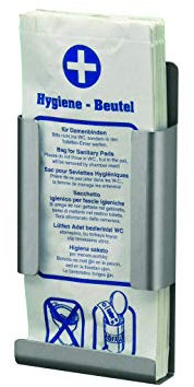 ALLCARE 8265 MediQo-line MQHBPA A Hygienebeutel Spender für Papierhygienebeutel Aluminium