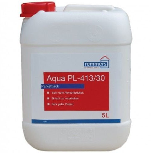 Remmers Aqua PL-413 Parkettlack | 5L | Dielen- und Treppenversiegelung, Fussbodenbeschichtung | matt, hoch abrieb- und kratzfest