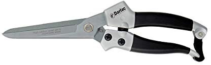 Darlac Compact Shear – Lightweight Shears for Gardening – Longer & Broader Blades for Tackling Heavier Growth - Razor Sharp SK5 High Carbon Steel Blades – Non-Slip Grip Easy to Use Single-Handed