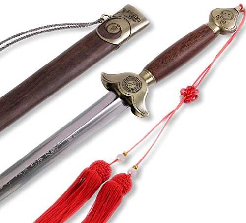 ICNBUYS Chinese Eight Trigrams Tai Chi Sword Flexible Blade 32 inches