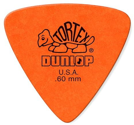 Jim Dunlop Tortex Triangle Pick .60MM - 72 Pack