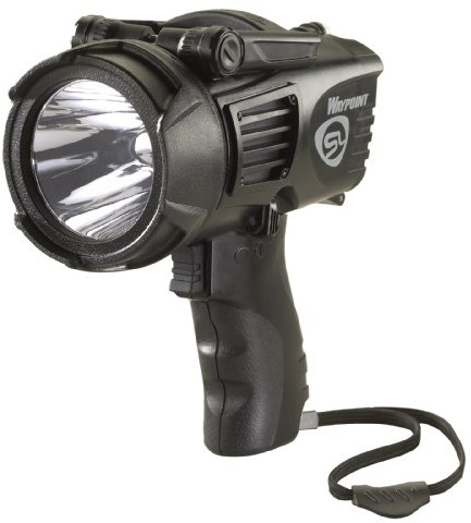 Streamlight 44902 WayPoint 500-Lumen 100,000-Candela Handheld LED Spotlight for Outdoor, Marine, and Emergency Use, Easy-Open Box, Black