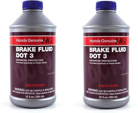 Genuine Honda And Acura Brake Fluid Dot 3 (Pack Of 2)