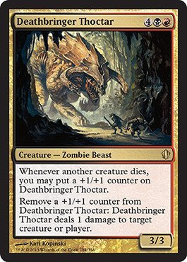 Magic The Gathering - Deathbringer Thoctar (184/356) - Commander 2013 by